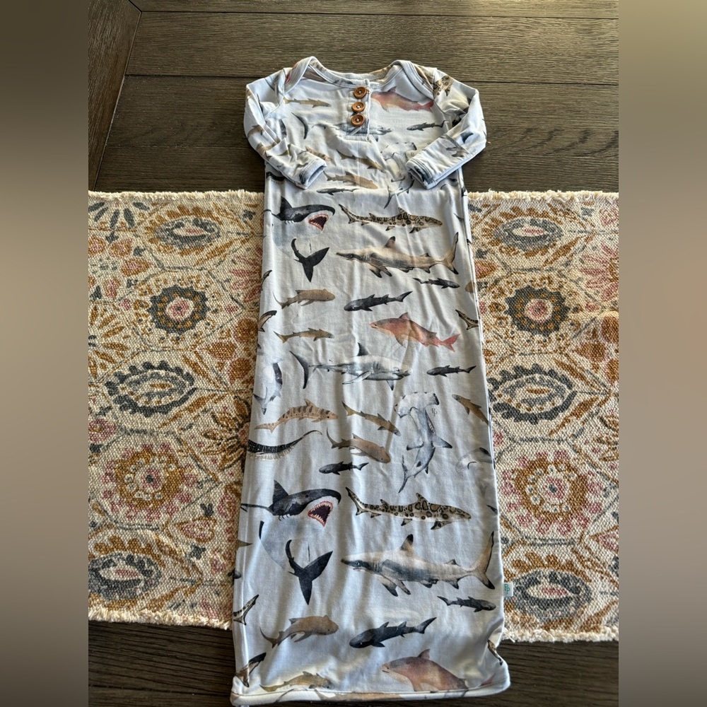 Posh peanut zipper gown NWOT